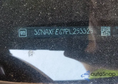 2023 Chevrolet Equinox Fwd 1Fl из США, поврежденный, VIN 3GNAXFEG1PL253325